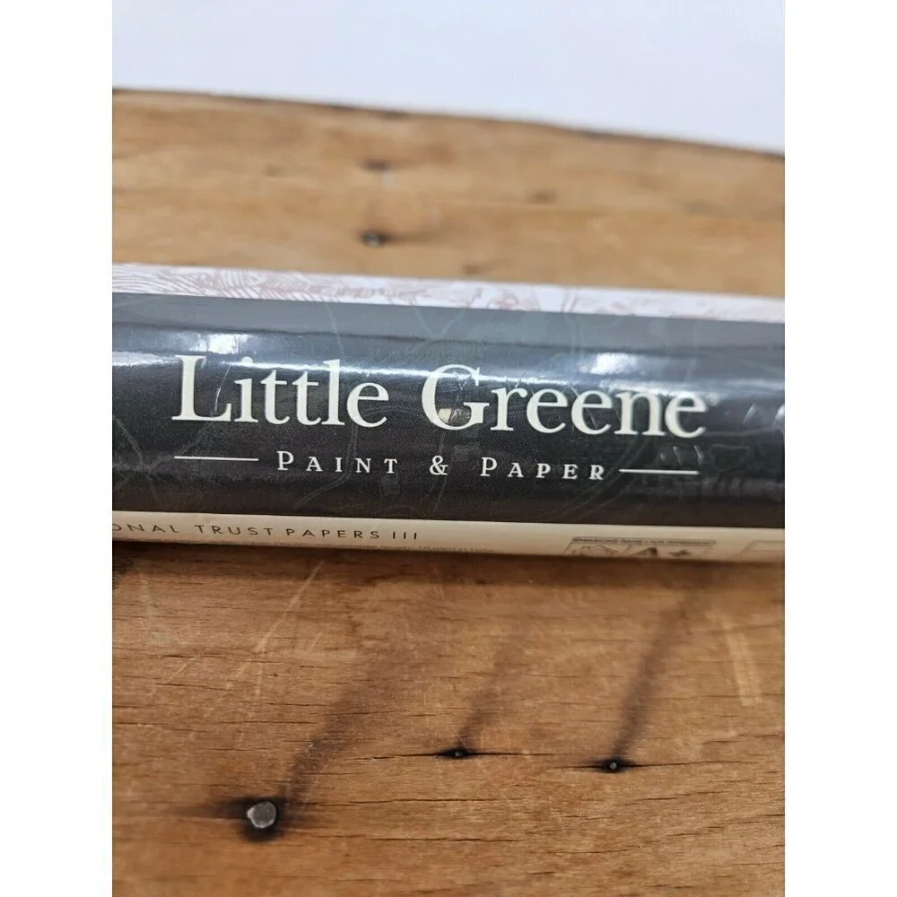 New Little Greene Paint & Paper Wallpaper Blush Lovers Toile Paste